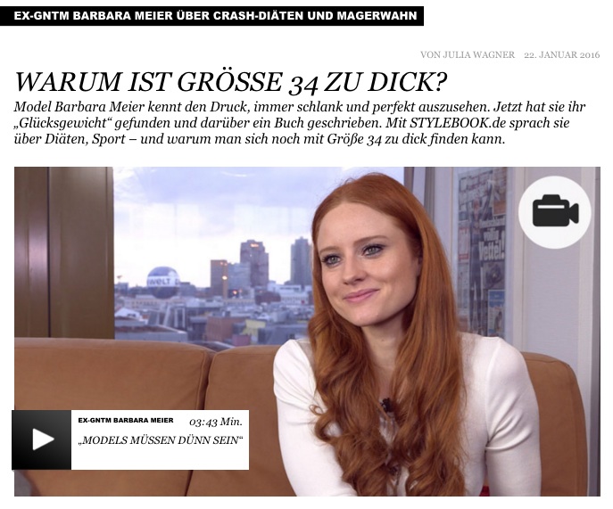 Barbara Meier über ihr 'Glücksgewicht'